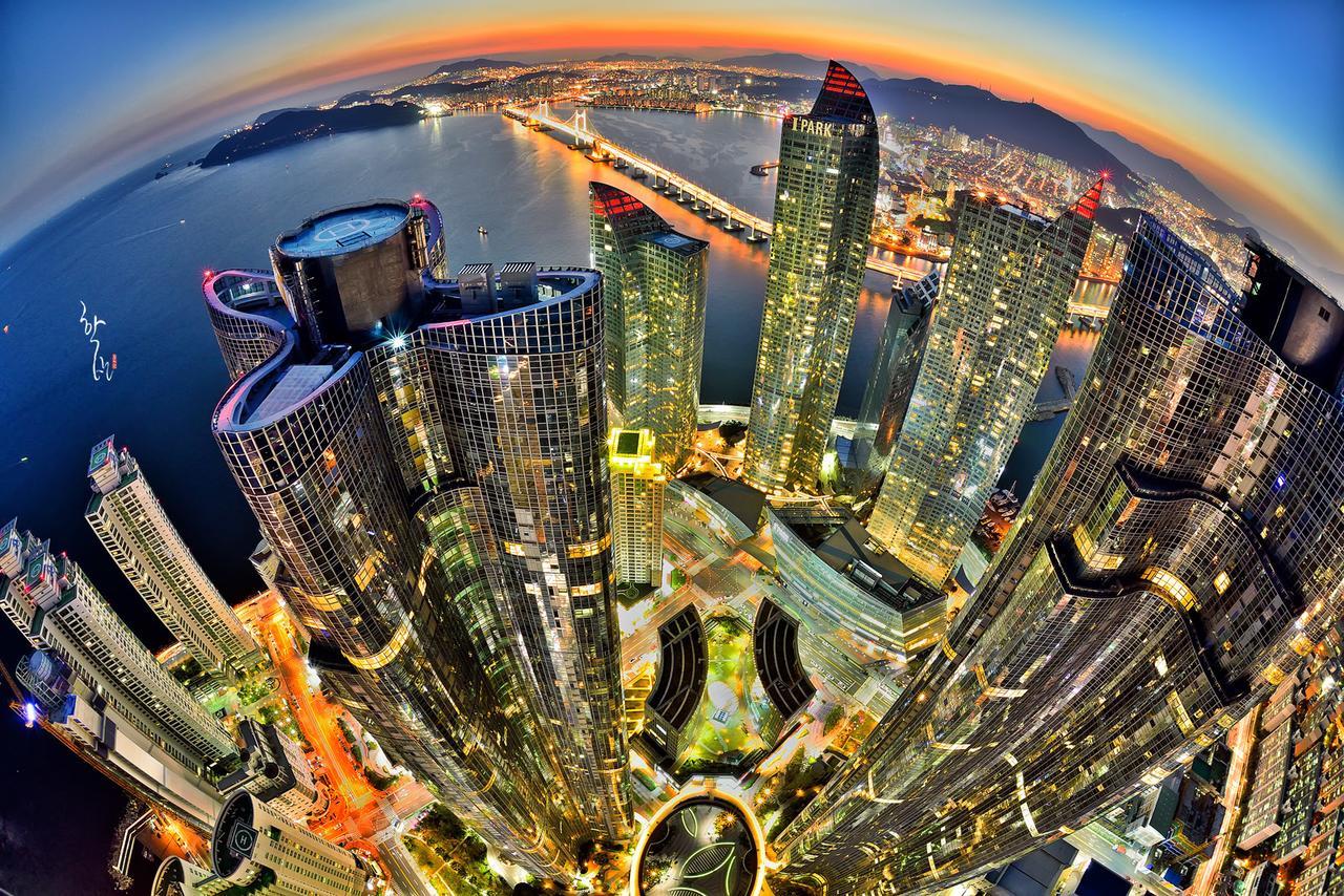 Haeundae Ocean Bridge Penthouse Leilighet Busan Eksteriør bilde